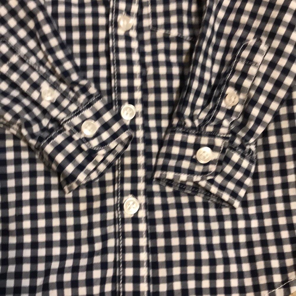 Carters navy checkered button down - Picture 4 of 4